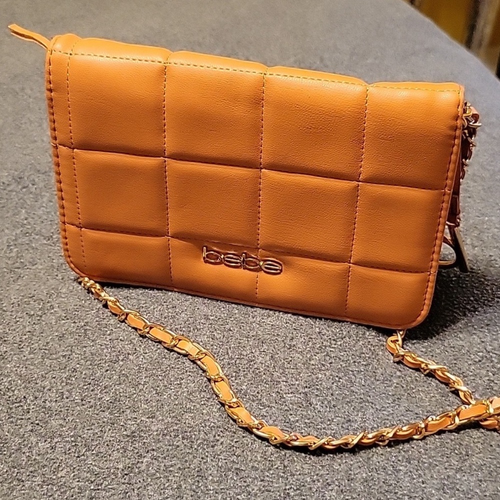 Bebe NWOT orange crossbody